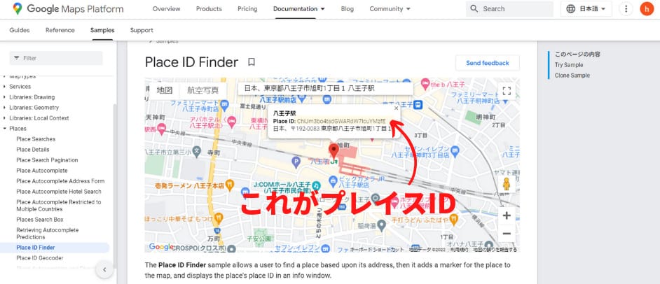 Google Maps Platform/Place IDs