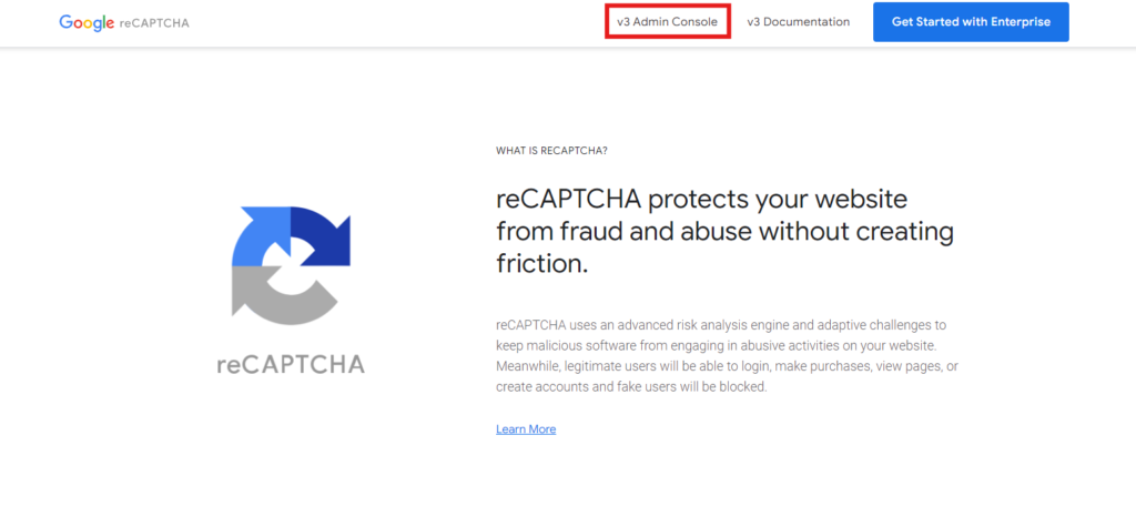 Googleの「reCAPTCHA v3」APIキーの取得方法